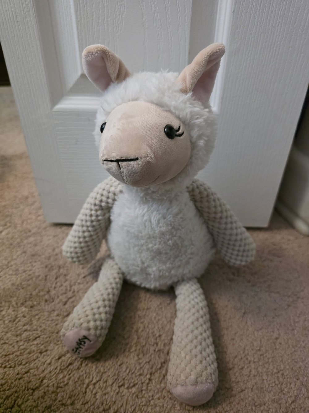 Scentsy Plush Lamb Stuffed Animal - White and Cream